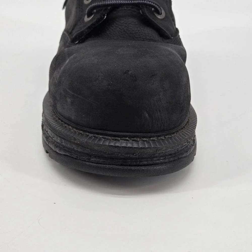 Wolverine Raider II Waterproof Steel Toe Work Boot‎ 12M Black Leather Utility